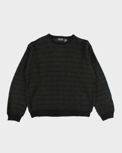 Vintage 90's Van Heusen Chunky Wool Blend Knit Jumper - L