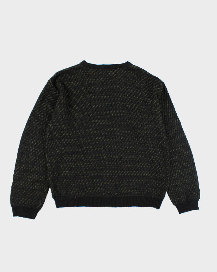 Vintage 90's Van Heusen Chunky Wool Blend Knit Jumper - L