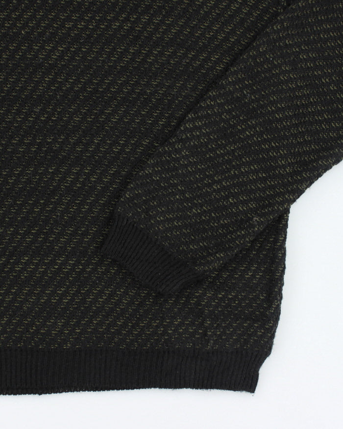Vintage 90's Van Heusen Chunky Wool Blend Knit Jumper - L