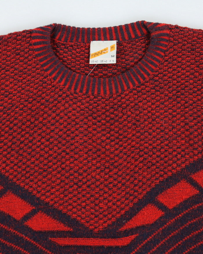 Vintage 90's Maser Chunky Oversized Knit Jumper - M
