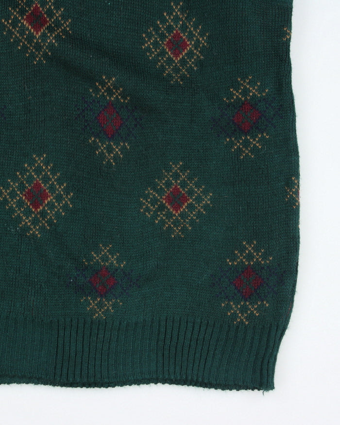 Vintage 90's Lumiere Chunk Tanl Knit Jumper - XL