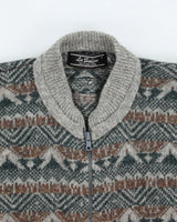 Vintage La Salino Wool Zip-up Jumper - XL
