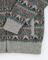 Vintage La Salino Wool Zip-up Jumper - XL