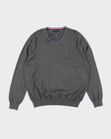 Deadstock Tommy Hilfiger Grey Jumper - XL