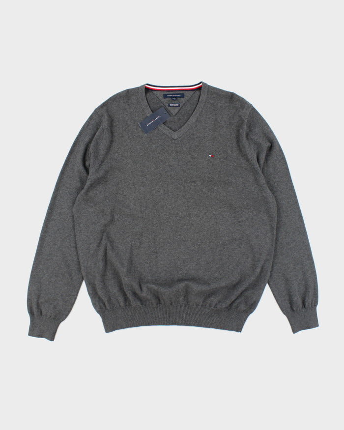 Deadstock Tommy Hilfiger Grey Jumper - XL