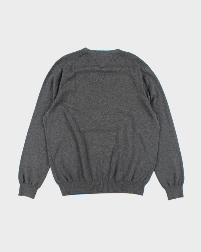 Deadstock Tommy Hilfiger Grey Jumper - XL