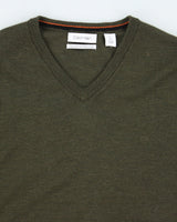 Calvin Klein Khaki Wool Jumper - L