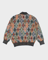 Vintage Y2K Missoni Patterned Long Sleeve Button Up Knit - L