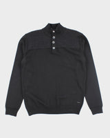 Vintage 2000's Hugo Boss Funnel Neck Merino Wool Knit Jumper - M