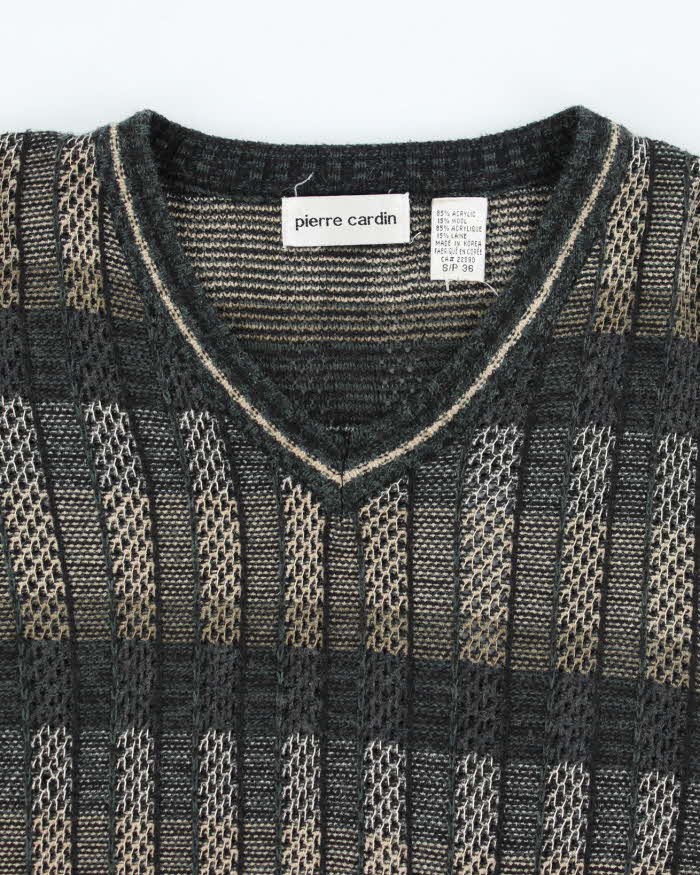 Vintage Pierre Cardin Wool Blend Knit Jumper - S
