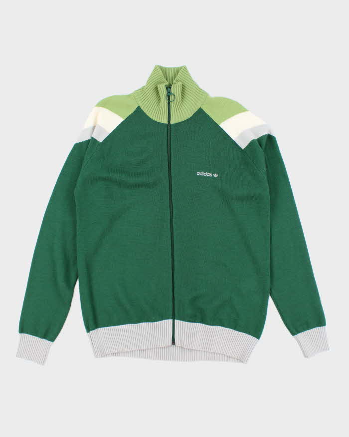 Adidas Green Wool Blend Zip-up Jacket - M