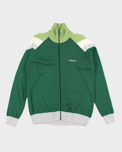 Adidas Green Wool Blend Zip-up Jacket - M