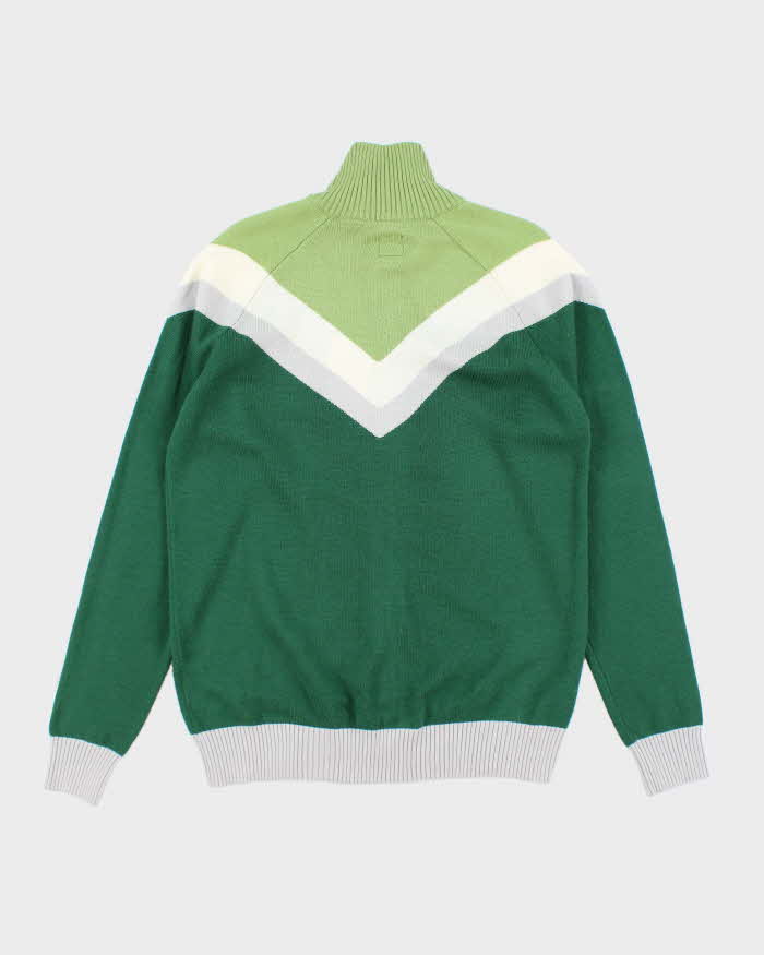 Adidas Green Wool Blend Zip-up Jacket - M