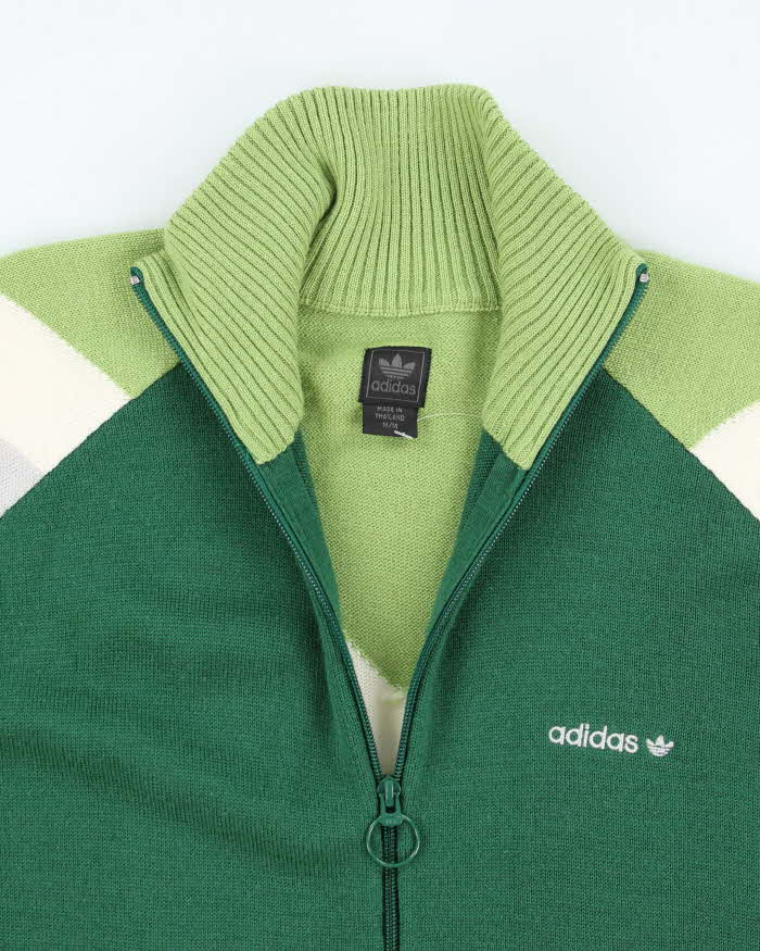 Adidas Green Wool Blend Zip-up Jacket - M