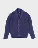 Armani Exchange Navy Wool Blend Cardigan - S