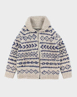 Vintage 1980's Cowichan Heavyweight Full Zip Knit Cardigan - L
