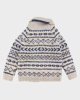 Vintage 1980's Cowichan Heavyweight Full Zip Knit Cardigan - L
