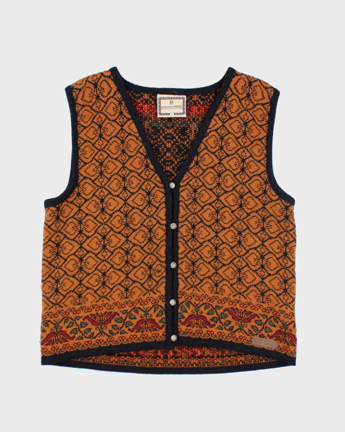 Vintage Dale Of Norway Wool Sleeveless Knit - L