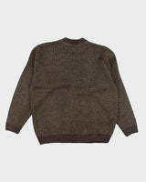 Vintage 90's London Fog Heavyweight Ribbed Knit Jumper - XL