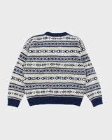 Vintage 90's Eddie Bauer Heavyweight Chunky Patterned Knit Jumper - M