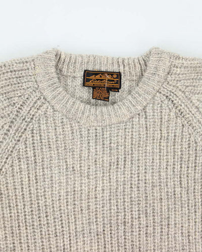 Vintage 90's Eddie Bauer Heavyweight Chunky Knit Jumper - M