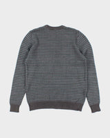 Vintage 90's Heavyweight Striped Chunky Knit Jumper - L