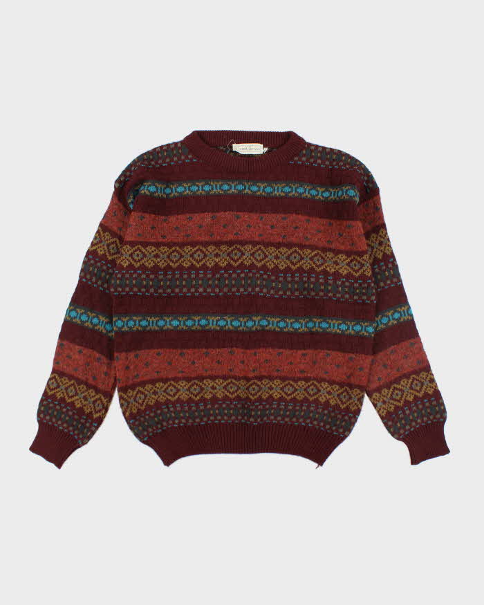 Vintage Charter Collection Wool Blend Jumper - M