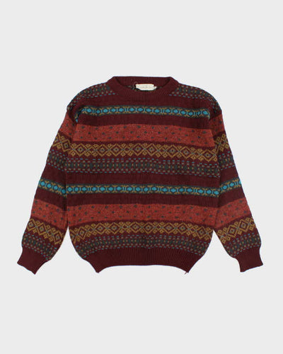Vintage Charter Collection Wool Blend Jumper - M