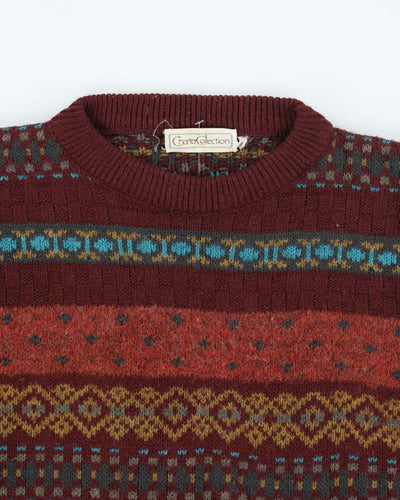 Vintage Charter Collection Wool Blend Jumper - M