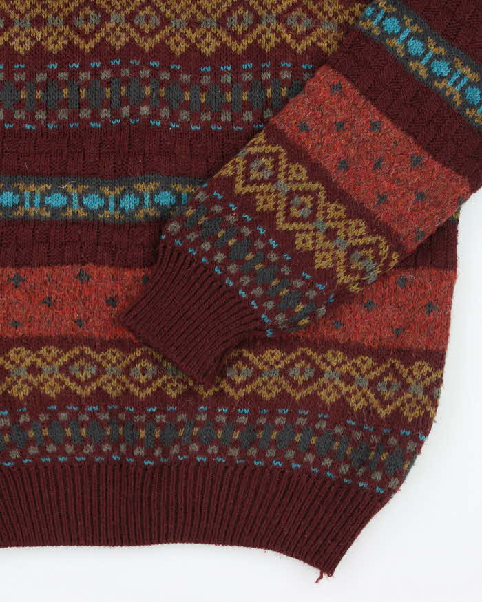 Vintage Charter Collection Wool Blend Jumper - M