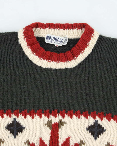 Vintage Wanla Wool Knit Jumper - M