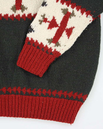 Vintage Wanla Wool Knit Jumper - M