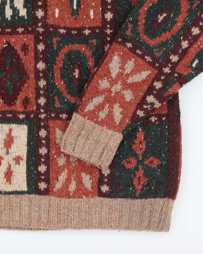 Vintage 90's The Lodge Heavyweight Wool Chunky Knit Jumper - L