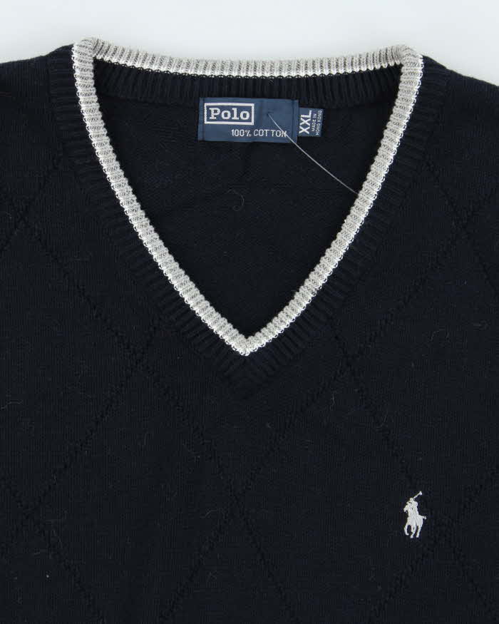 Vintage 2000's Ralph Lauren Oversized Tank Knit Jumper - XXL
