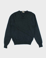 Vintage Moores Cashmere V-Neck Jumper - M
