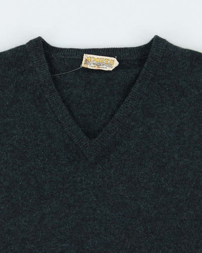 Vintage Moores Cashmere V-Neck Jumper - M