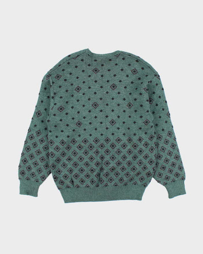Vintage 80's Givenchy Gentleman Paris Wool V-Neck Knit Jumper - S