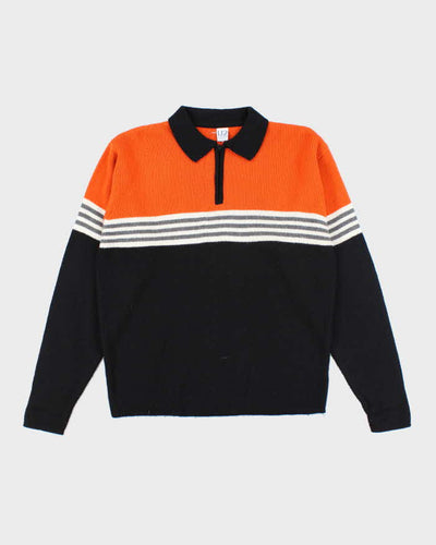 Vintage U2 Clothing Wool Blend Quarter Zip Jumper - L