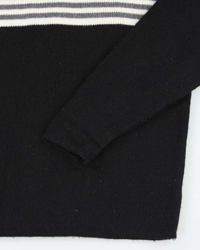 Vintage U2 Clothing Wool Blend Quarter Zip Jumper - L