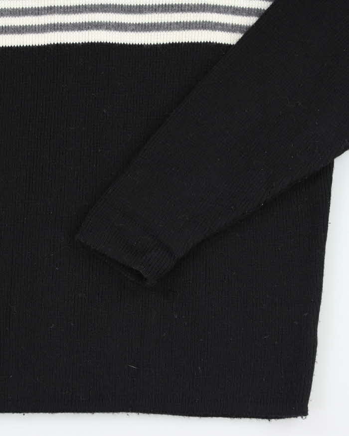 Vintage U2 Clothing Wool Blend Quarter Zip Jumper - L