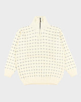 Vintage Sebsatex Alpaca Quarter Zip Jumper - M