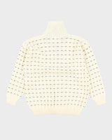 Vintage Sebsatex Alpaca Quarter Zip Jumper - M