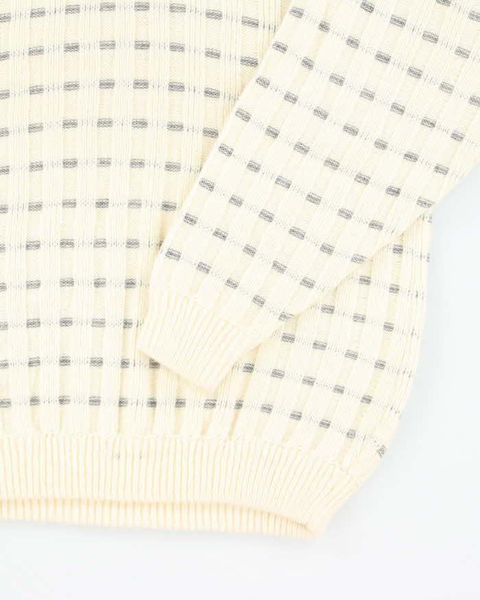 Vintage Sebsatex Alpaca Quarter Zip Jumper - M
