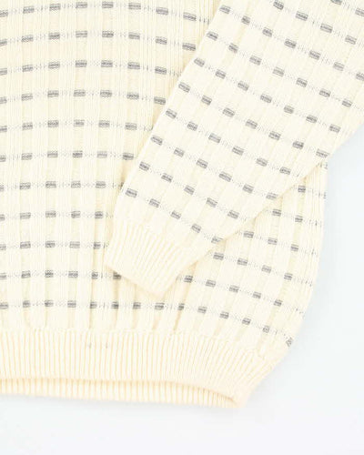 Vintage Sebsatex Alpaca Quarter Zip Jumper - M