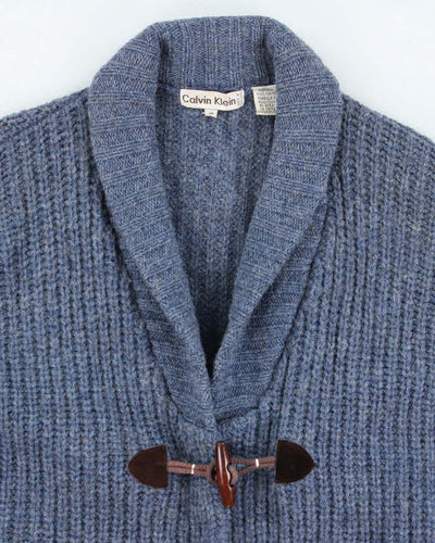 Vintage Calvin Klein Wool Toggle Cardigan - S