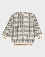 Vintage Handmade Chunky Knit Wool Jumper - L