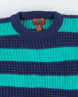 Vintage High Sierra Striped Chunky Knit Jumper - M