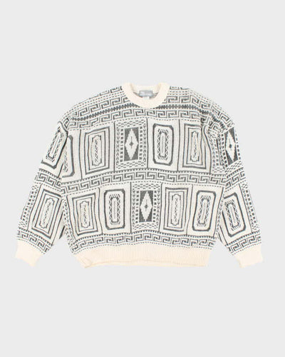 Vintage 90's North Country Eaton Wool Blend Knit Jumper - L