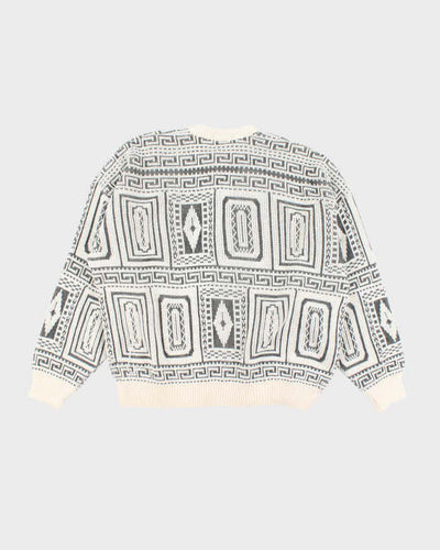 Vintage 90's North Country Eaton Wool Blend Knit Jumper - L