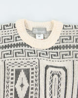 Vintage 90's North Country Eaton Wool Blend Knit Jumper - L
